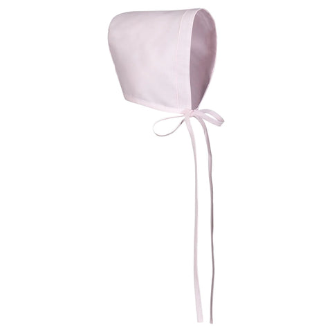 Feltman Brothers Solid Pink Baby Girls Classic Bonnet in Preemie