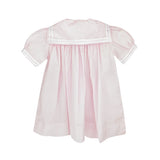 Petit Ami Pink Girls Sailor Nautical Classic Batiste Dress & Bloomers  3 6 9 Months