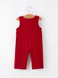 Baby Boys Christmas Reindeer Smocked Red Jonjon 3 6 9 12 18 24