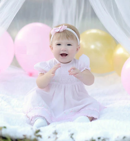 Friedknit by Feltman Brothers Pink Smocked Baby Girls piece Dress Newborn Months