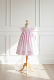 Petit Ami Baby Girls Pink Dot Angel Wing  Bishop Smocked 2 piece Dress 12 18 24 Months 2T 3T 4T