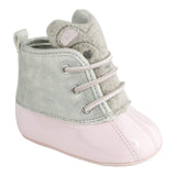 Baby Deer Pink Duck Boots Crib Shoes Girls Newborn Size 0