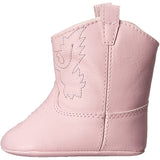Baby Deer Pink Western Cowboy Boots Crib Shoes Girls 0-3 Months Size 1
