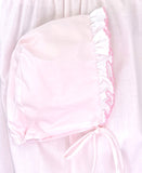 Petit Ami Baby Girls Classic Pink Giraffe Diaper Set with Bonnet in Preemie & Newborn