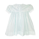 Petit Ami Mint Smocked Bodice with Lace Dress 3 6 9 Months Baby Girls