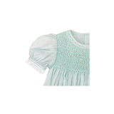 Petit Ami Mint Smocked Bodice with Lace Dress 3 6 9 Months Baby Girls