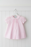 Feltman Brothers Baby Girls Pink Heirloom Lace Button Front Slip Dress Newborn