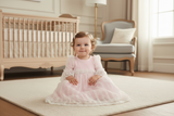 Haute Baby Girls Precious Blush Lace Layette Daygown Dress Newborn