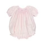 Petit Ami Pink Smocked Baby Girls 2pc Bubble Romper Preemie Newborn