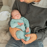 Minutus from Spain 100% Cotton Baby Girls or Boys Unisex Mint Green Knit Pant Set Preemie Newborn