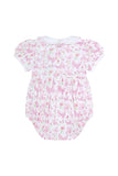 Nellapima Luxurious Baby Girls Butterfly Print Pima Cotton Smocked Bubble Romper Newborn 0 3 Months