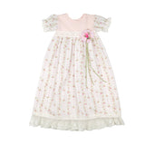 Haute Baby Girls Vintage Inspired Floral Emmie Layette Daygown Dress Newborn