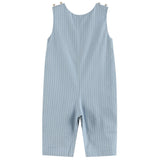 Light Blue Puppy Smocked Longall
