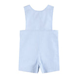 Light Blue Seersucker Lil Brother Smocked Jon Jon
