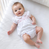 Magnolia Baby Girls Poppy's Classic Smocked Diaper Set Newborn 3 6 9 Months