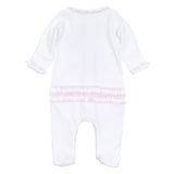 Magnolia Baby Girls Ballerina Twirls Ruffled Bum Pima Cotton Preemie Newborn 3 6 9 Months Footed Romper