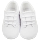 Baby Deer White Leather Saddle Oxford Crib Shoes Boys Preemie Newborn 3 6 9 Months Size 1 2 3 4