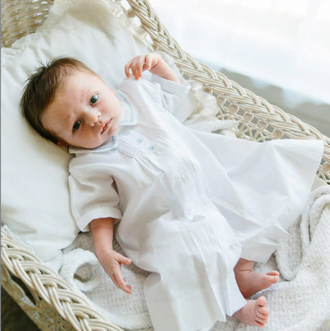 Feltman Brothers Baby White Smocked Dress Feltman Brothers White